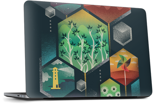 Geometrical Wonders Dell Laptop Skin