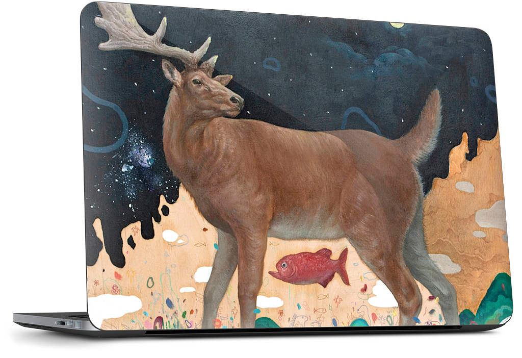 A Relieved Deer Dell Laptop Skin