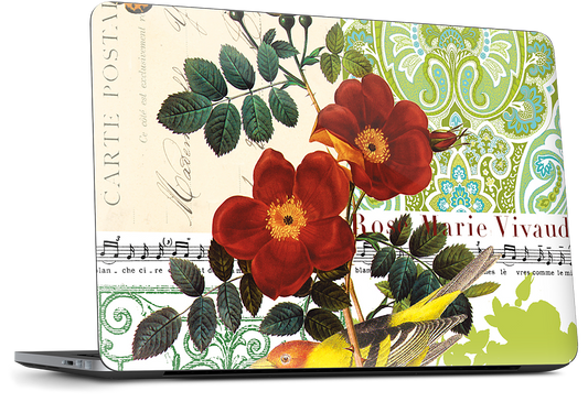 Rose Collage Dell Laptop Skin
