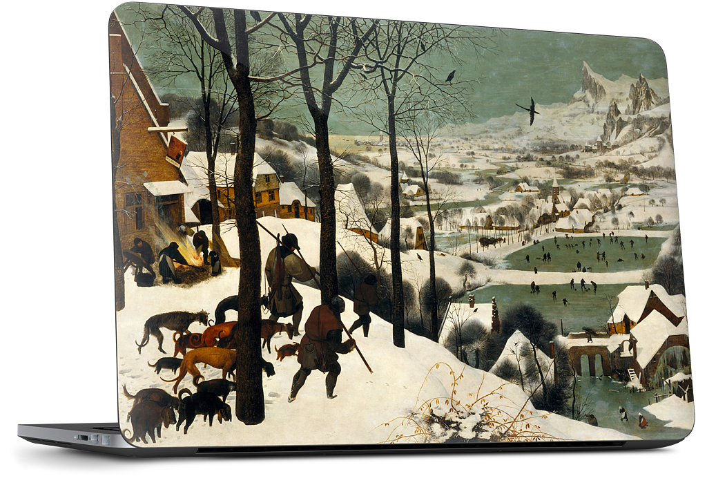 Hunters in the Snow Dell Laptop Skin