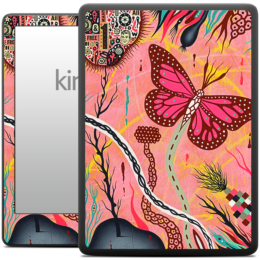The Pink Opaque Kindle Skin