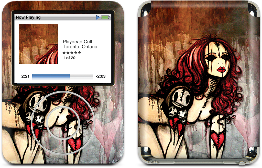 Devil Woman iPod Skin