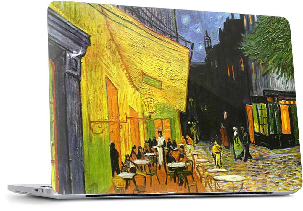 Cafe at Night Dell Laptop Skin