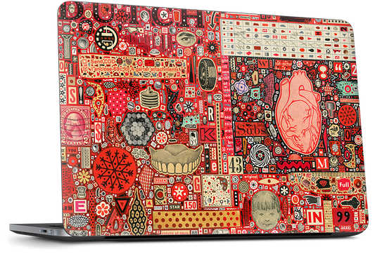 Big Numbers - Heart and Teeth Dell Laptop Skin