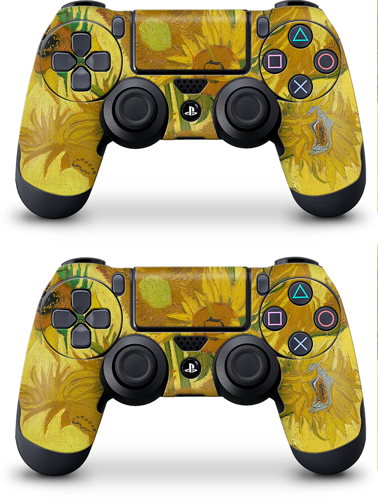 Sunflowers PlayStation Skin