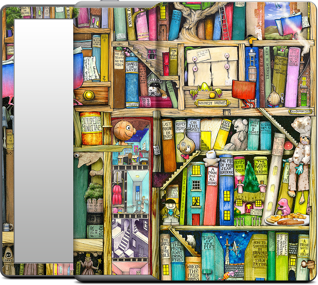 Bookshelf 2c Kindle Skin