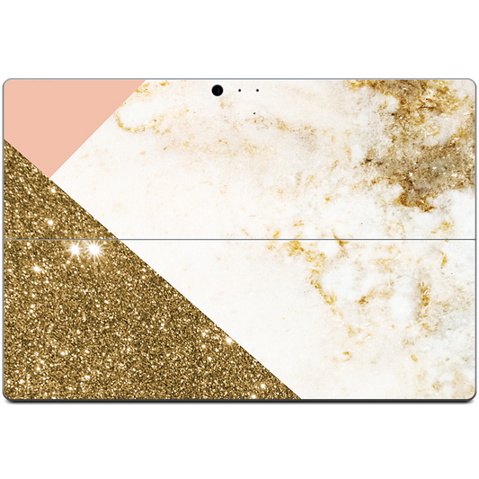 Gold Marble Collage  Microsoft Skin