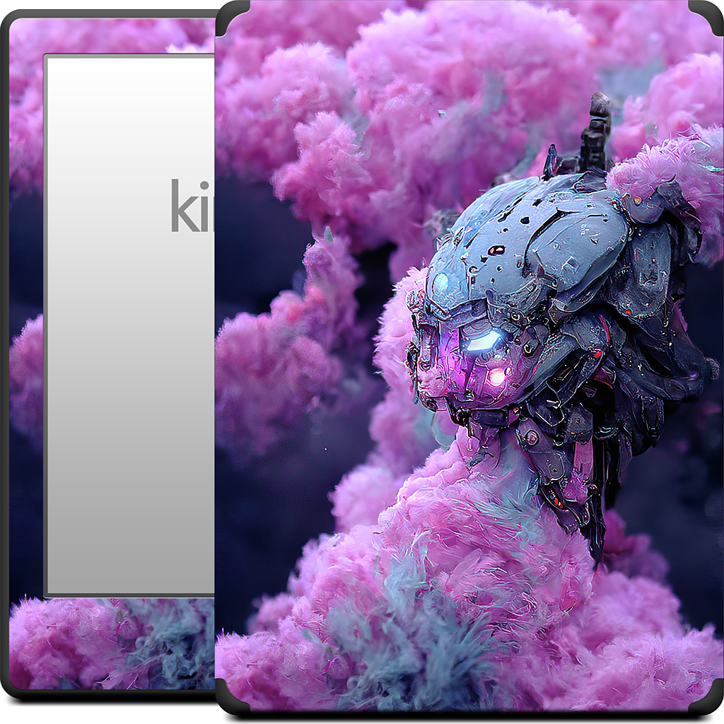 Cotton Candy Mechs Kindle Skin