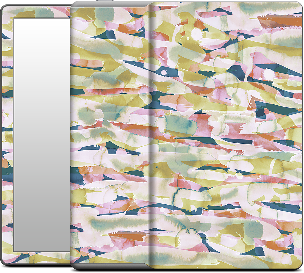 Watercolor Pastiche Kindle Skin