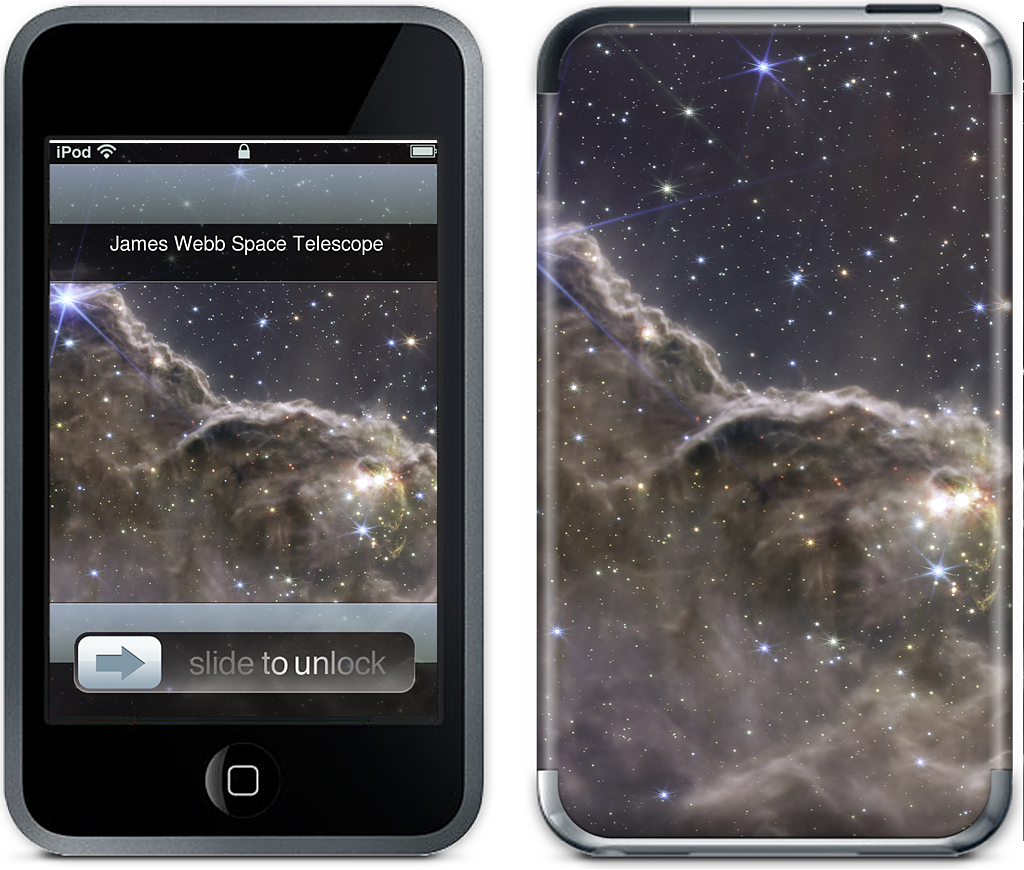 Cosmic Cliffs of Carina (MIRI and NIRCam Image) iPod Skin