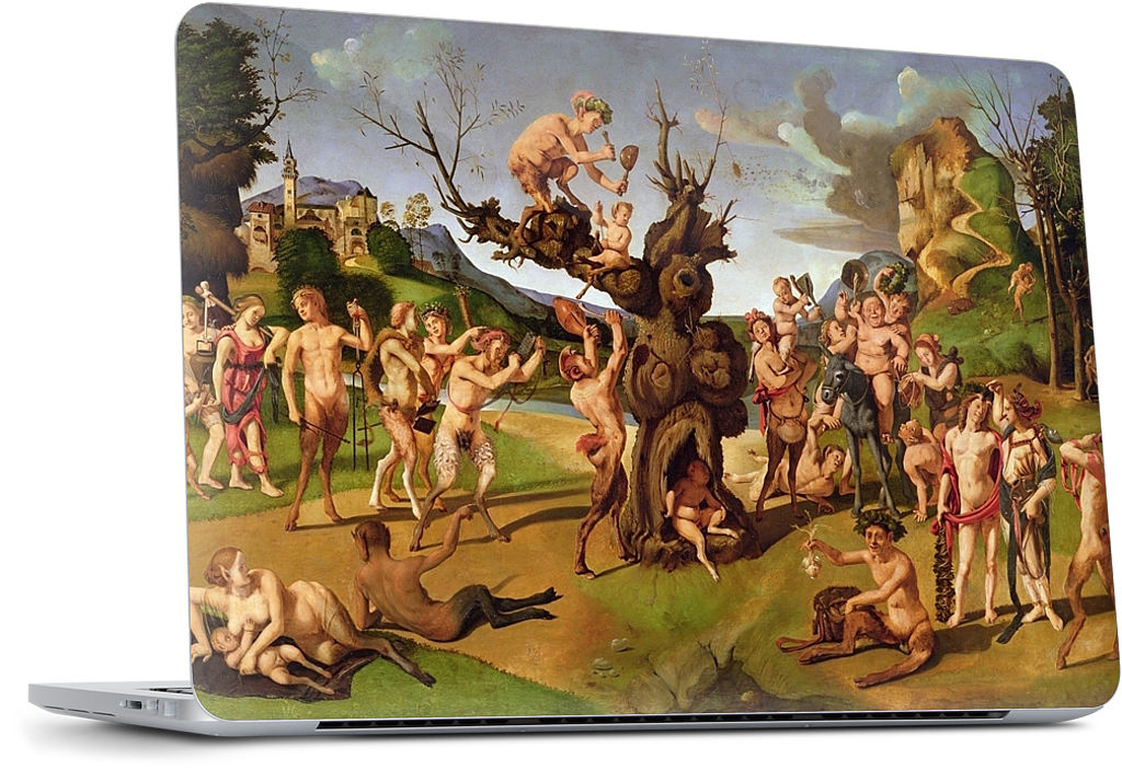 The Discovery of Honey by Bacchus Dell Laptop Skin