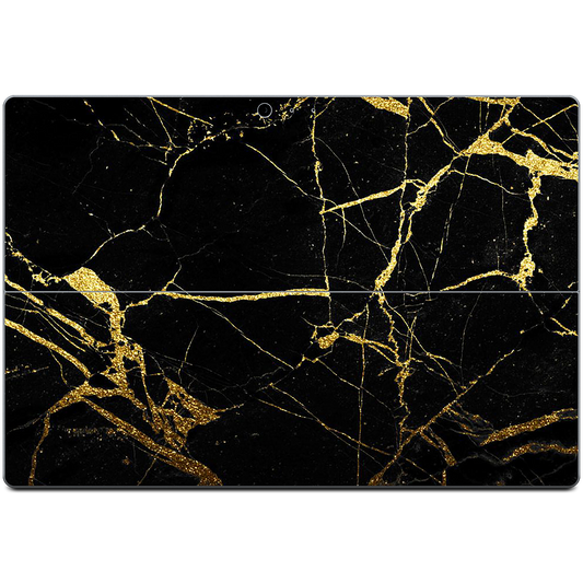 Black and Gold Marble Microsoft Skin