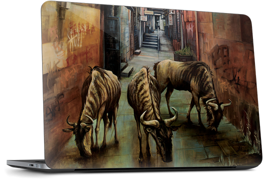 "Street of Three Beasts" -Levinson Dell Laptop Skin