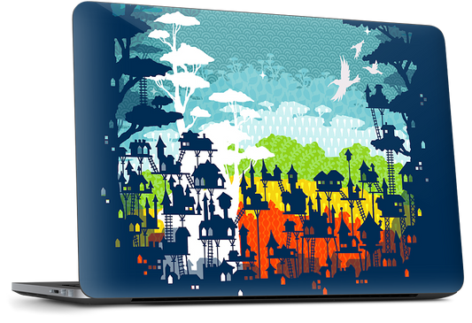 Rainforest City Dell Laptop Skin