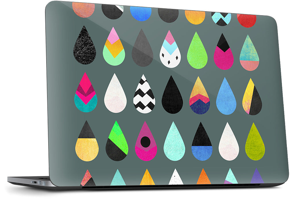 Colorful Rain Dell Laptop Skin