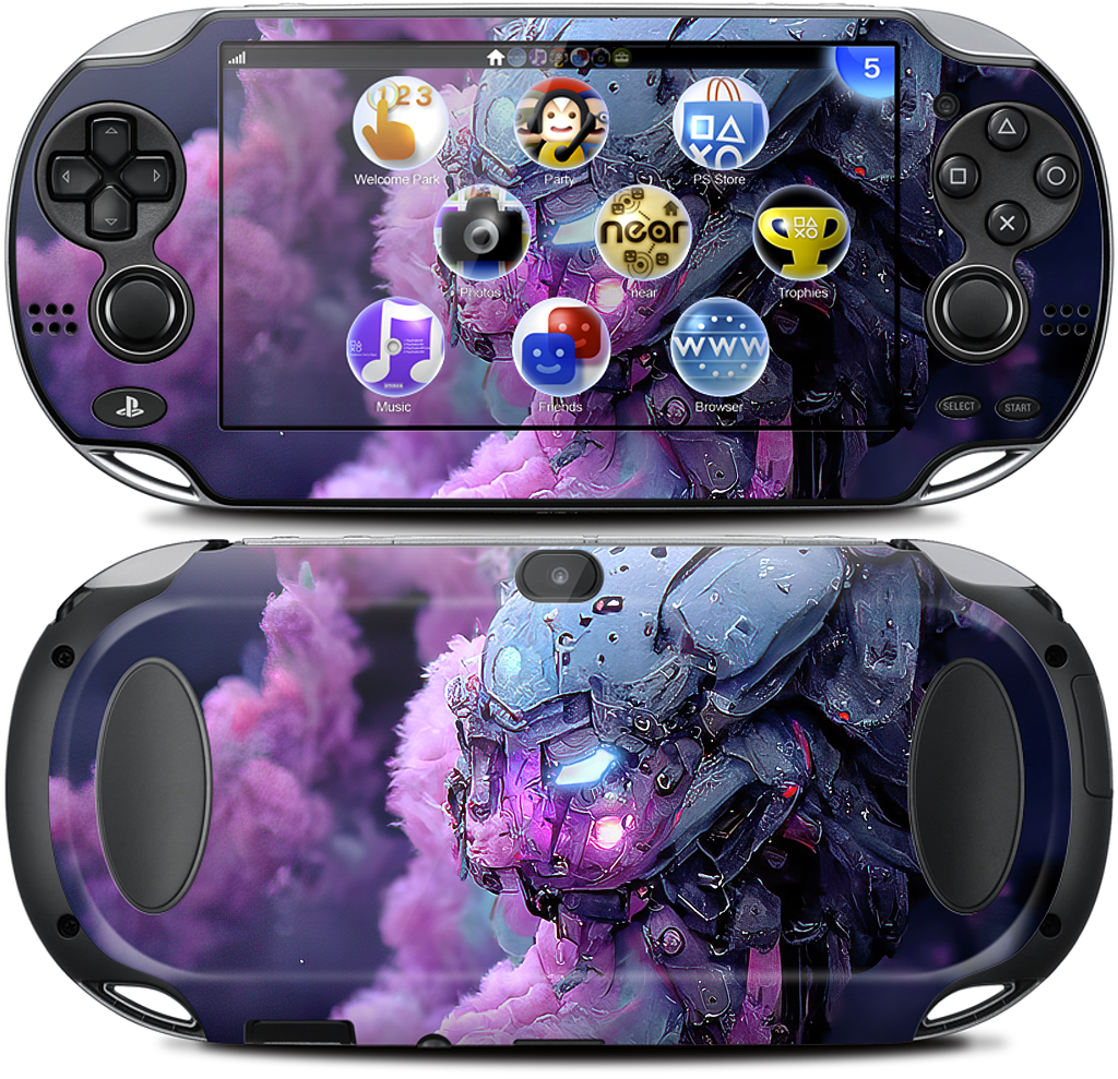 Cotton Candy Mechs PlayStation Skin