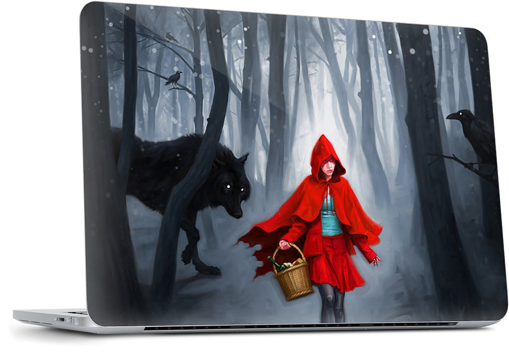 Little Red Riding Hood Dell Laptop Skin