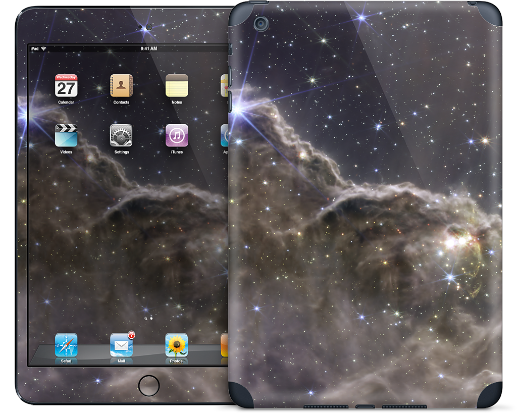 Cosmic Cliffs of Carina (MIRI and NIRCam Image) iPad Skin