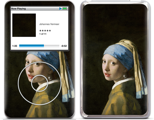 Girl with a Pearl Earring iPod Skin