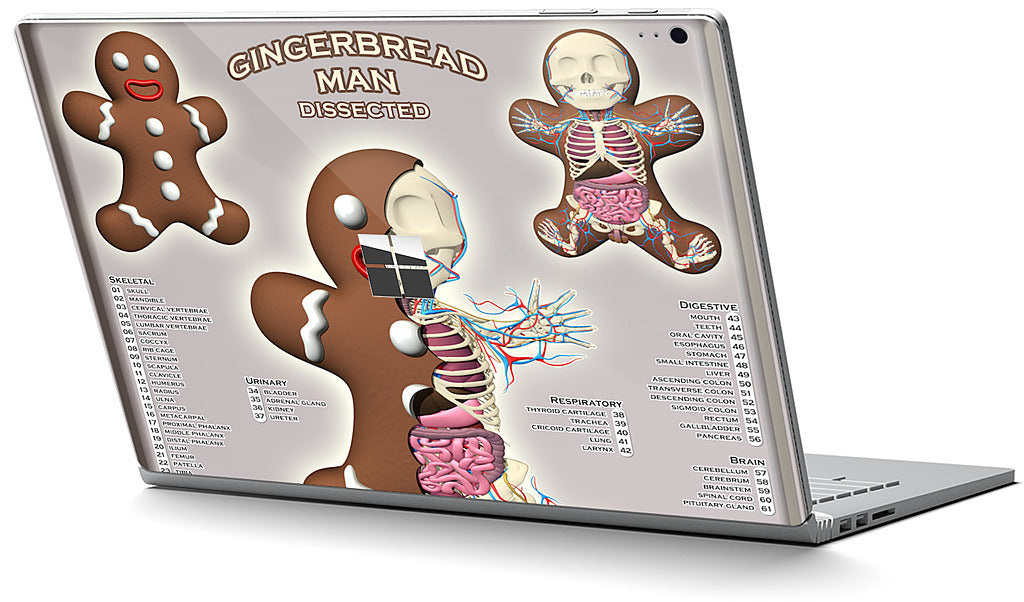 Gingerbread Man Dissected Microsoft Skin