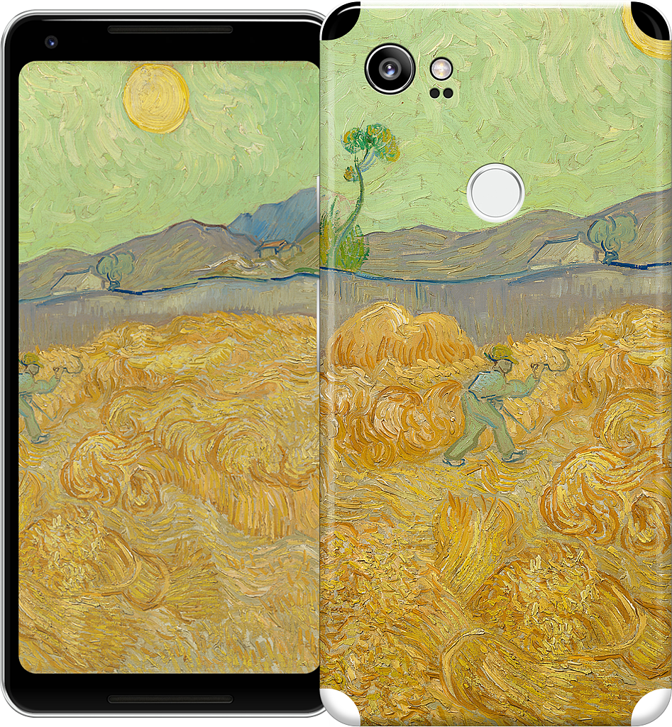 Wheatfield with a Reaper Google Phone