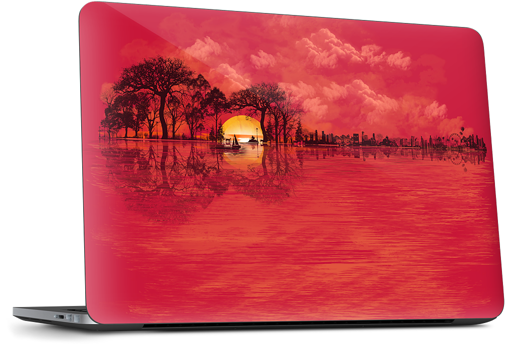 Musical Sunset Dell Laptop Skin