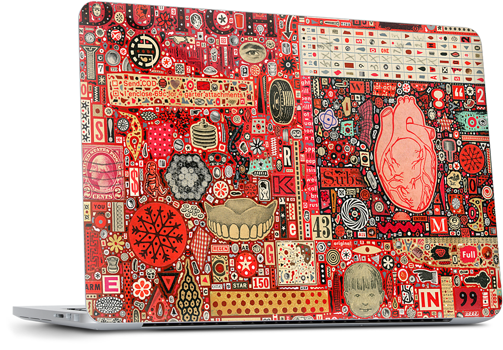 Big Numbers - Heart and Teeth Dell Laptop Skin