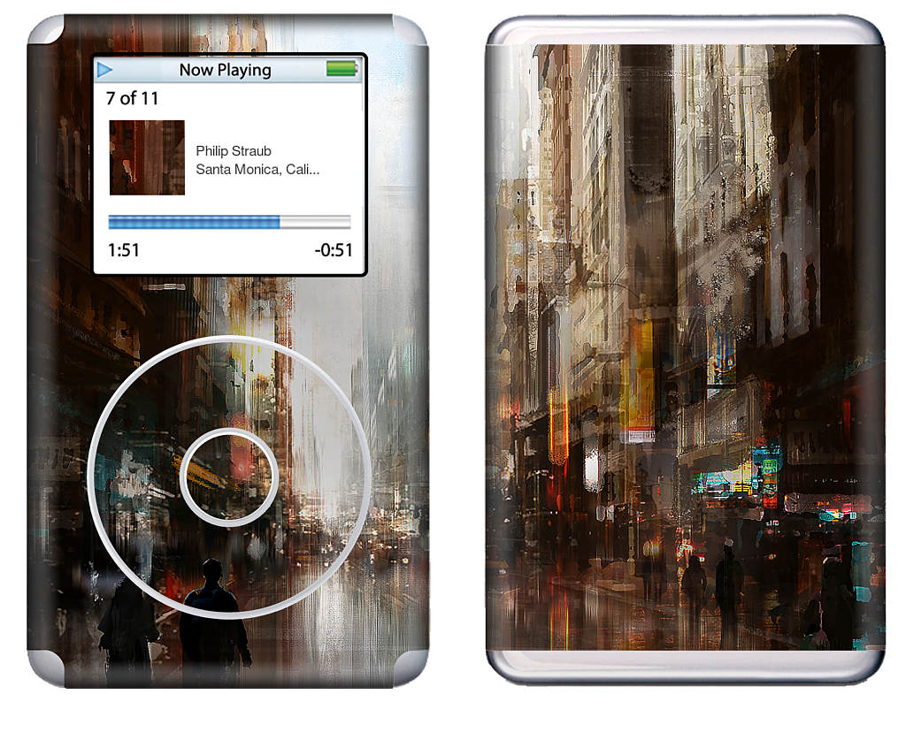 Cityscape iPod Skin