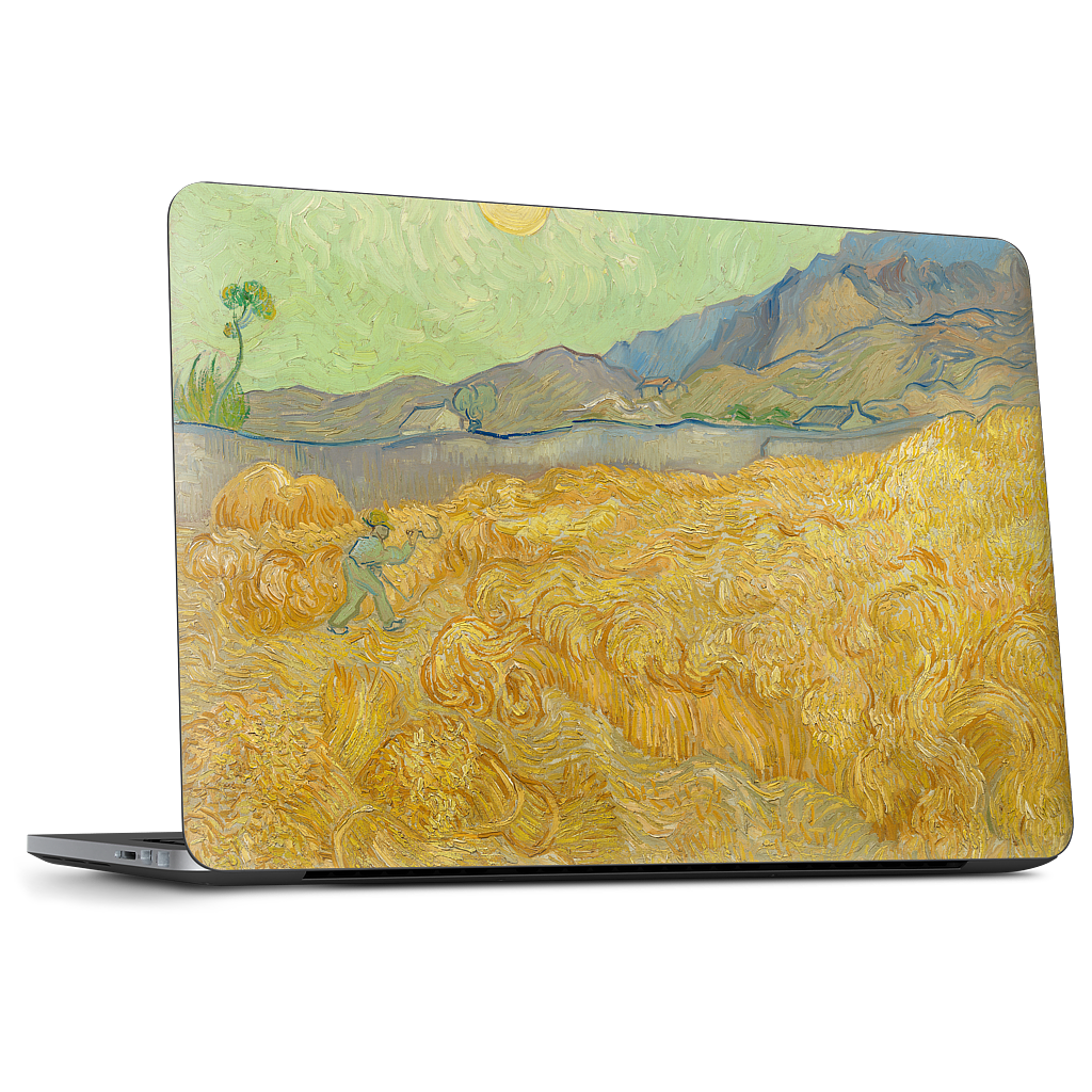 Wheatfield with a Reaper Dell Laptop Skin