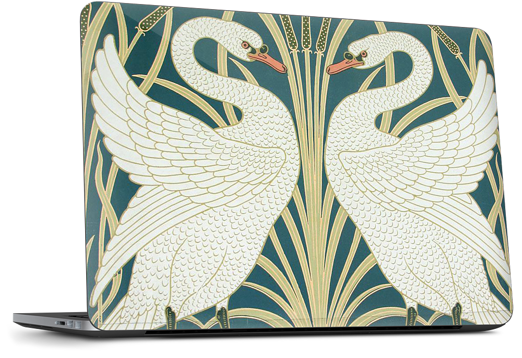 Swans and Irises Dell Laptop Skin