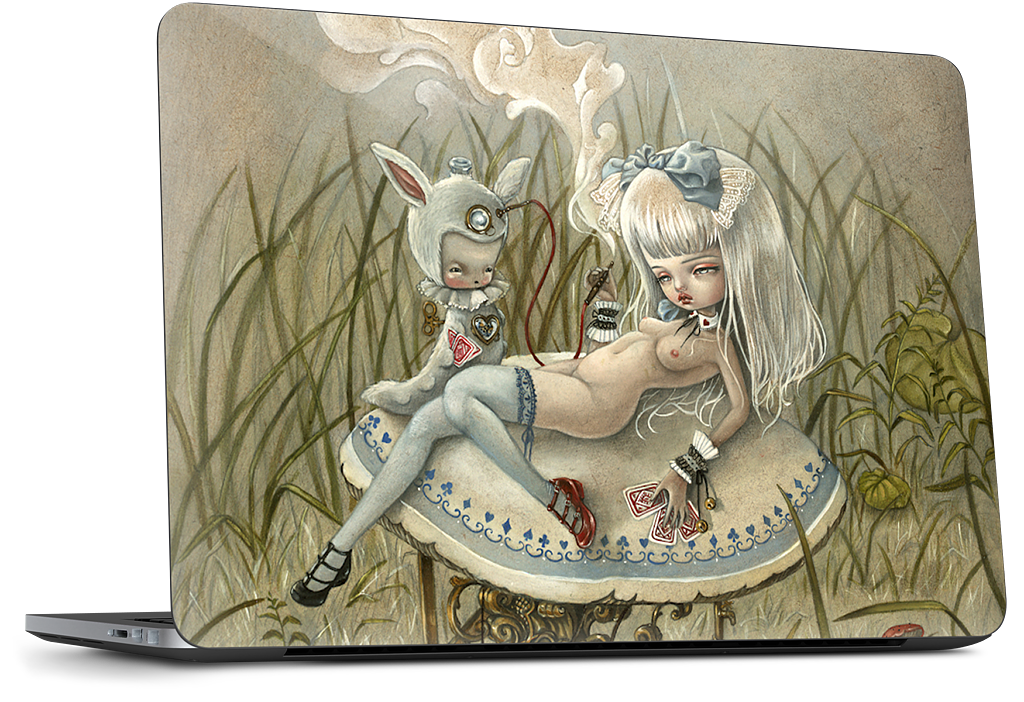 Alice and the Caterpillar Dell Laptop Skin