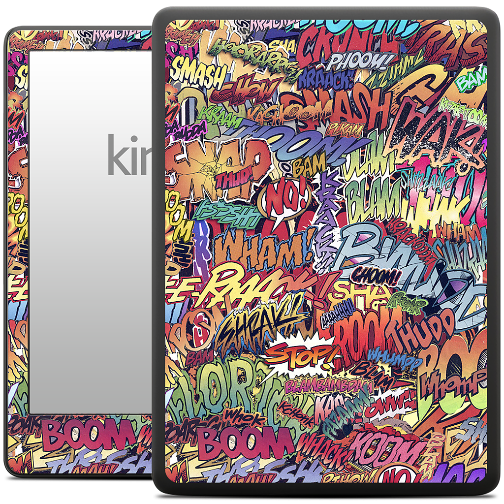 Action Packed Kindle Skin