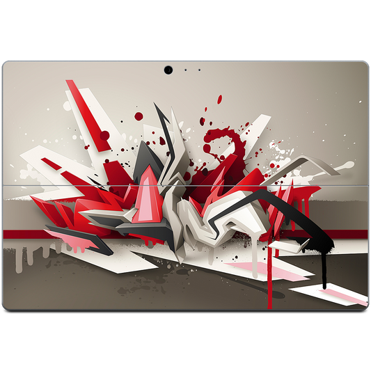 Red Metal Microsoft Skin