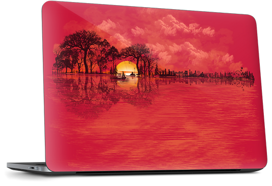 Musical Sunset Dell Laptop Skin