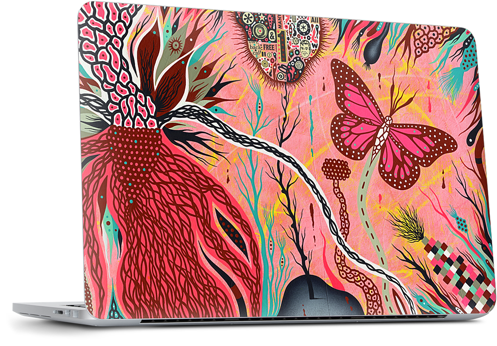 The Pink Opaque Dell Laptop Skin