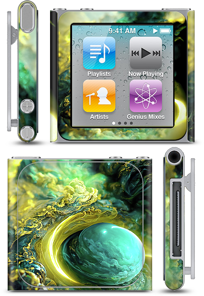 Planetary Accretion iPod Skin
