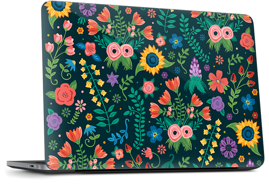 Floral Heart Dell Laptop Skin
