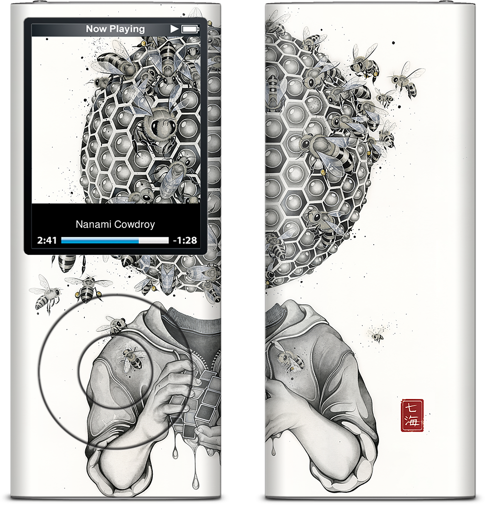 Headcase Bees iPod Skin