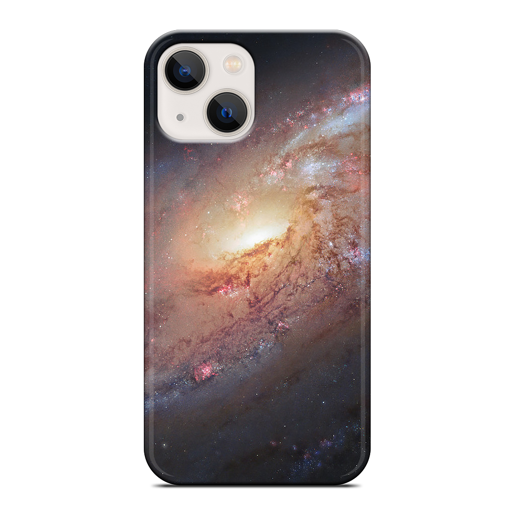 M106 Spiral Galaxy iPhone 12, 13 & 14 Case