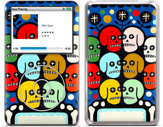 The Many Colors Of Death iPod Skin