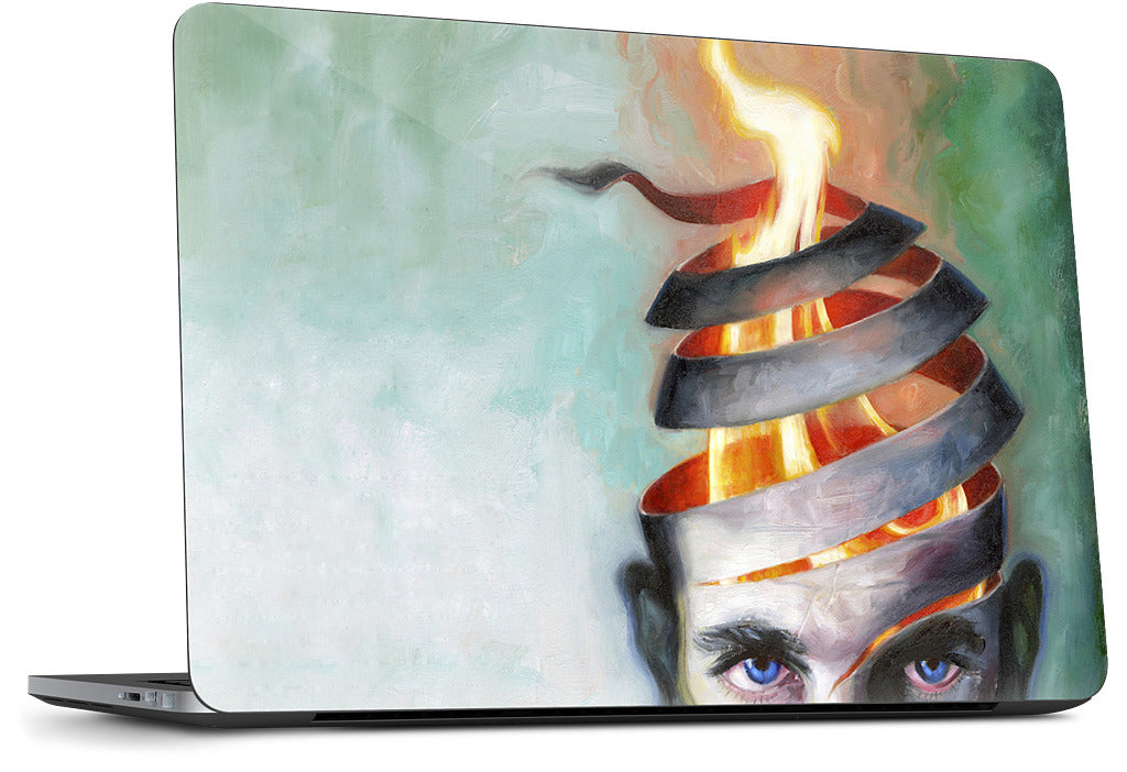 Unravelling Fire Dell Laptop Skin