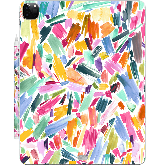 Colorful Abstract Strokes iPad Skin