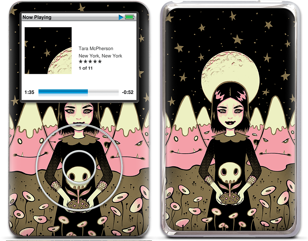 Moon Girl  iPod Skin