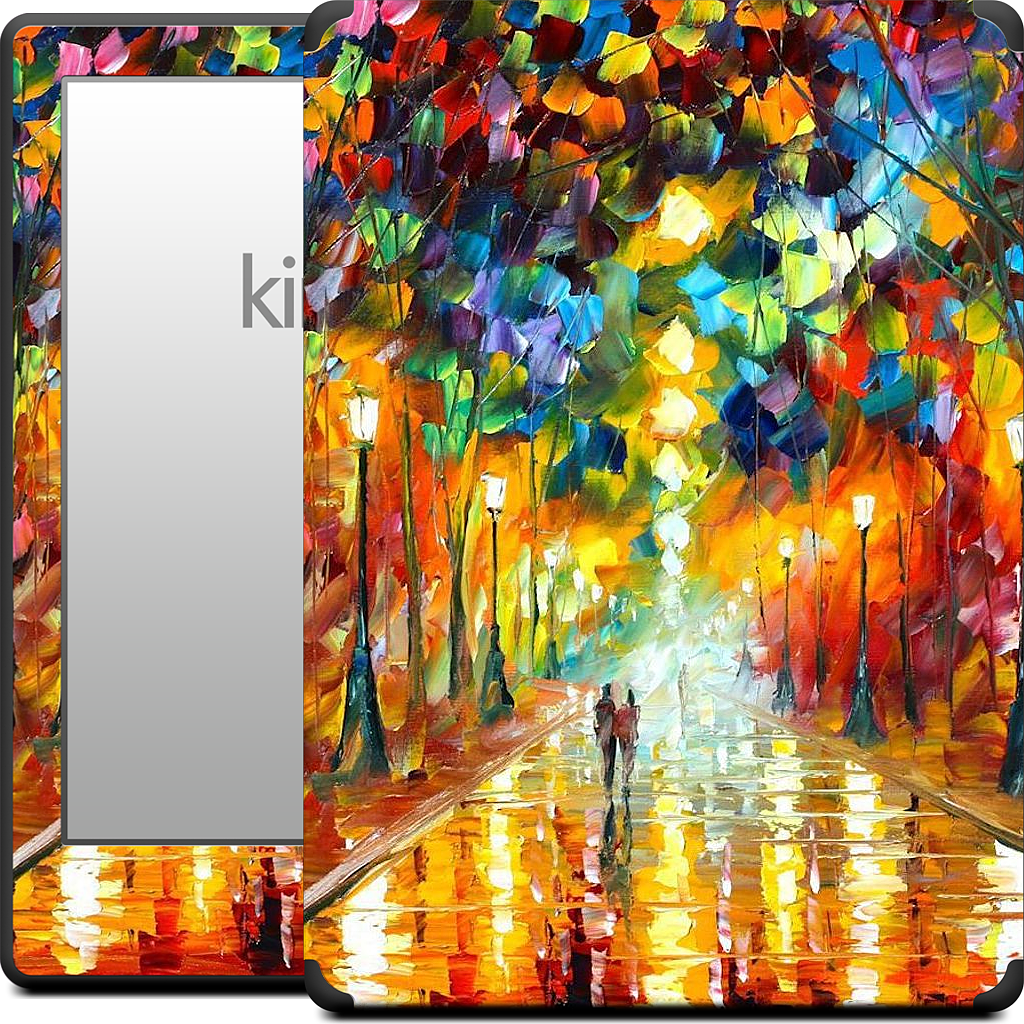 FAREWELL TO ANGER by Leonid Afremov Kindle Skin