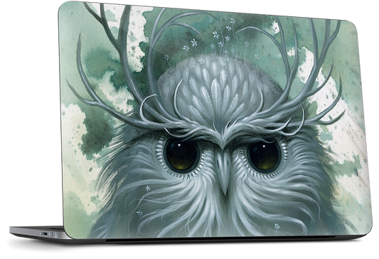 Snow Owl Dell Laptop Skin