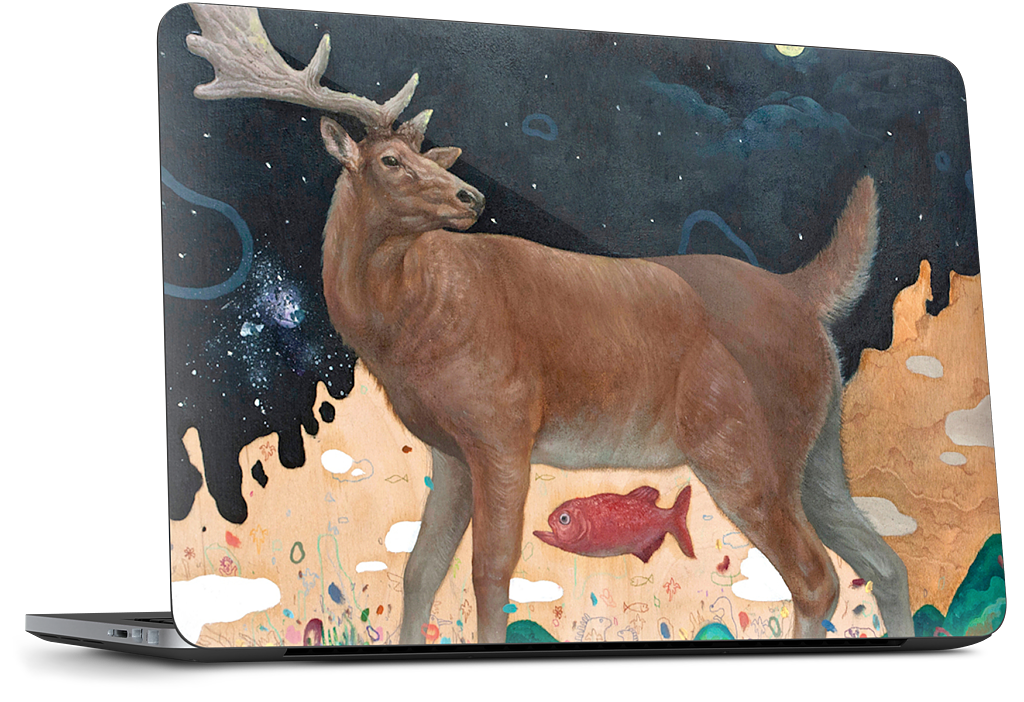 A Relieved Deer Dell Laptop Skin