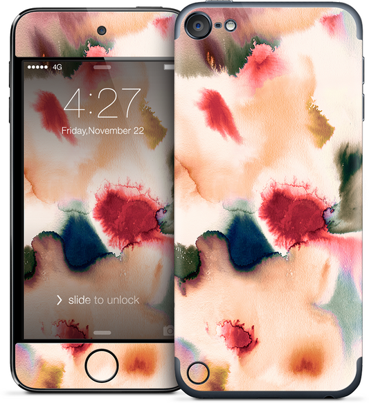 Abstract Watercolor (Mineral) iPod Skin