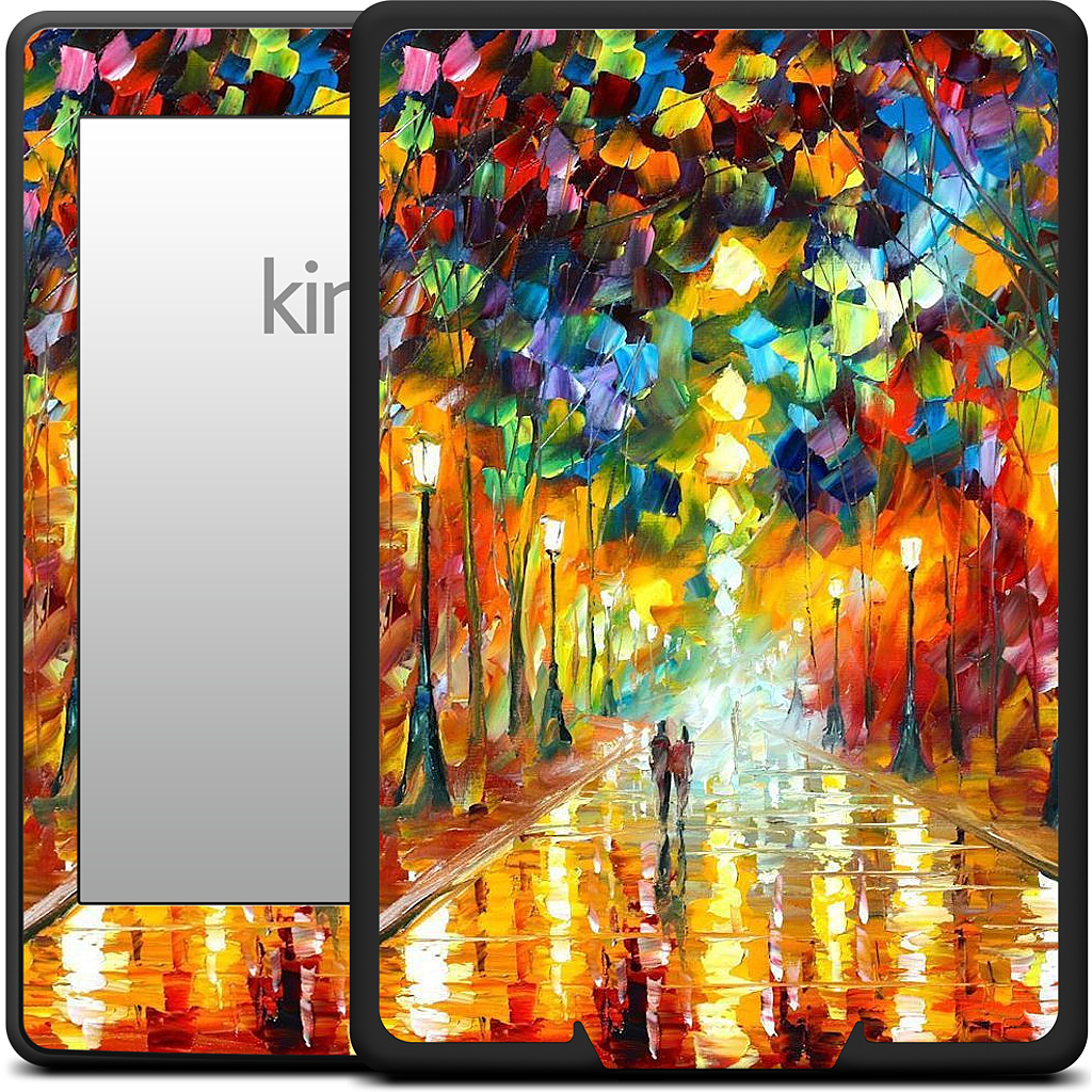 FAREWELL TO ANGER by Leonid Afremov Kindle Skin