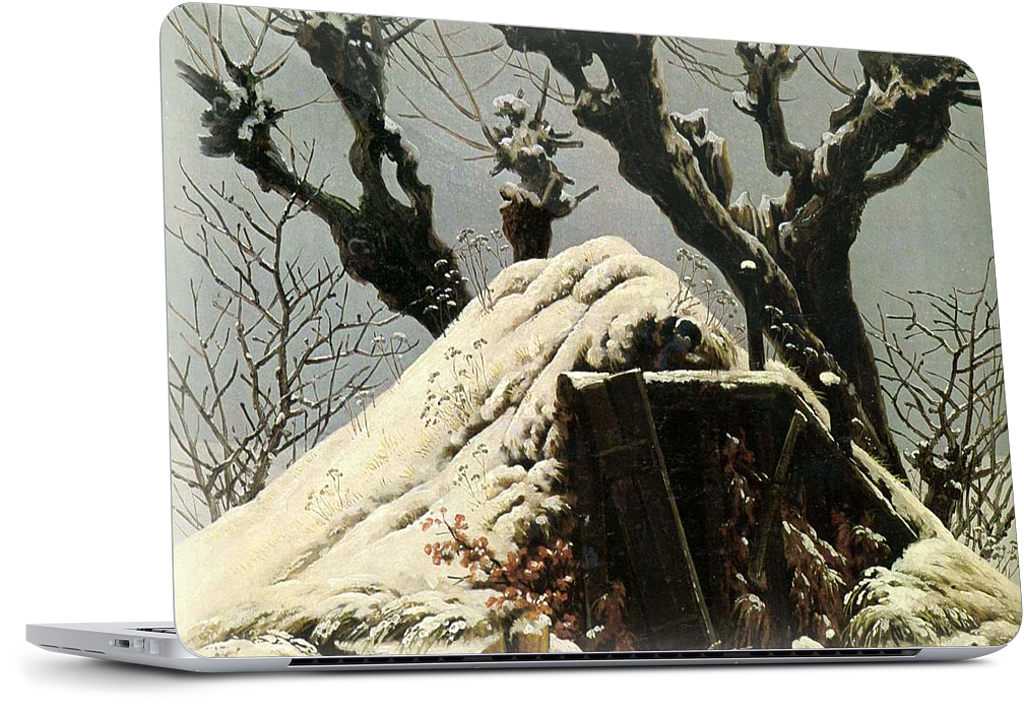 Snowy Cottage Dell Laptop Skin