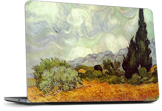 A Wheatfield with Cypresses Dell Laptop Skin